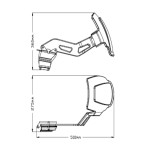 PUIG egy lengőkaros sárvédő BMW F750GS/F850 GS/F850GS ADVENTURE (2018-2021) kép