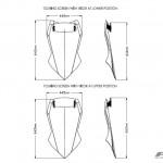 Túra plexi dupla légterelővel  YAMAHA MT-09 TRACER (2021-) kép