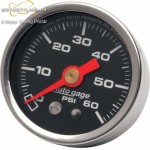 AUTO METER Légnyomás mérő 0-60 PSI Fekete kép