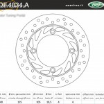 Féktárcsa DF.4034 A kép