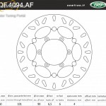 Féktárcsa DF.4094 AF kép