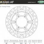 Féktárcsa DF.5187 AF kép