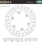 Féktárcsa DF.5216 A kép