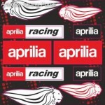 Matrica szett, APRILIA kép