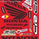 Matrica szett, HONDA 03 kép
