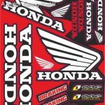 Matrica szett, HONDA kép