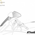 Standard plexi,Puig Suzuki GSX600F (1989-1997) kép