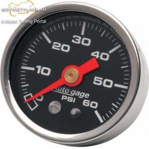 AUTO METER Légnyomás mérő 0-60 PSI Fekete kép