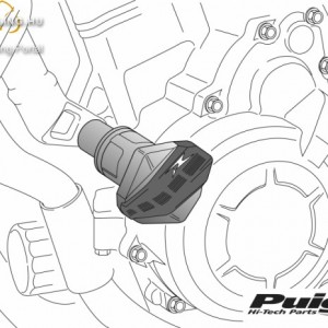 Bukógomba, Puig R12 KTM 390 DUKE (2013-2016) kép