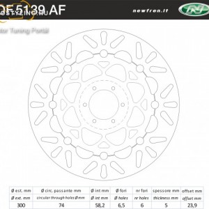 Féktárcsa DF.5139 AF kép