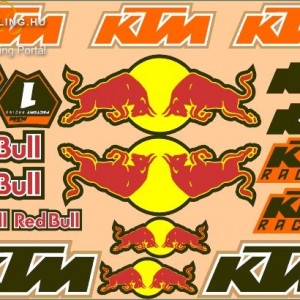 Matrica szett, KTM 02 kép