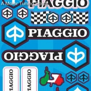 Matrica szett, PIAGGIO kép