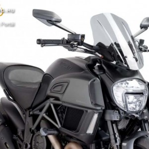 Naked New Generation plexi TOURING MODEL Ducati DIAVEL (2014-2015) kép