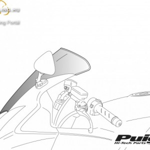 Standard plexi,Puig Kawasaki ZX-12R (2002-2006) kép