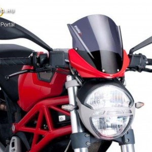 Verseny plexi,Puig Ducati MONSTER 696/796/1100 (2008-2014) kép