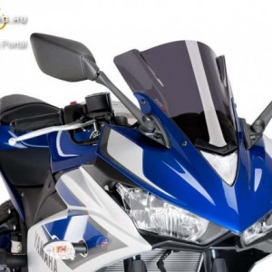 Verseny plexi,Puig Yamaha YZF-R3  2015 kép